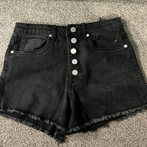 BLANKNYC Black Jean Shorts Size 28